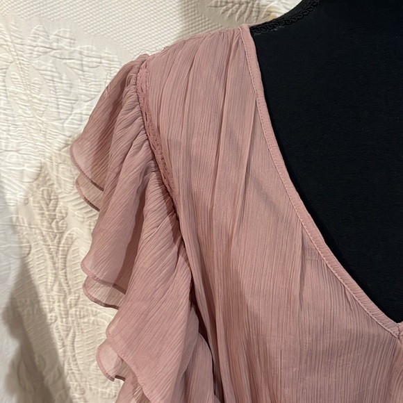 Anthropologie Forever That Girl ruffle top, size large, NWT - Picture 3 of 15